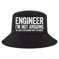 Engineer I'm Not Arguing Just Explaining Why I'm Right Premium Cool Comfort Performance Bucket Hat