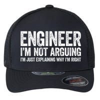 Engineer I'm Not Arguing Just Explaining Why I'm Right Premium Flexfit Unipanel Trucker Cap