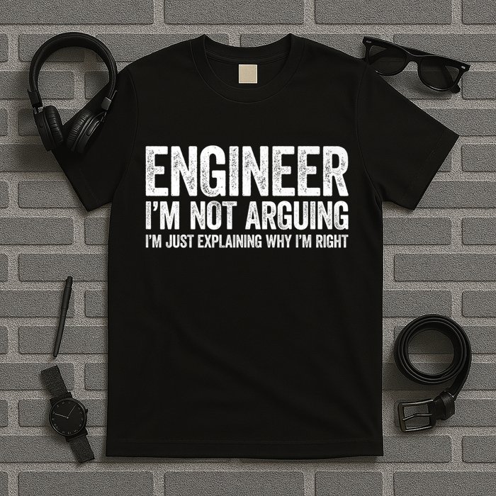 Engineer I'm Not Arguing Just Explaining Why I'm Right Premium T-Shirt