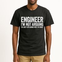 Engineer I'm Not Arguing Just Explaining Why I'm Right Premium Tall T-Shirt