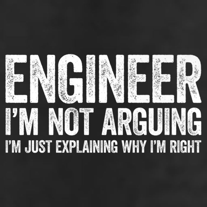 Engineer I'm Not Arguing Just Explaining Why I'm Right Premium Adult Drive Performance Visor