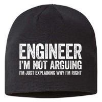 Engineer I'm Not Arguing Just Explaining Why I'm Right Premium Sustainable Beanie