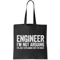 Engineer I'm Not Arguing Just Explaining Why I'm Right Premium Bag