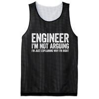 Engineer I'm Not Arguing Just Explaining Why I'm Right Premium Mesh Reversible Basketball Jersey Tank