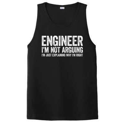 Engineer I'm Not Arguing Just Explaining Why I'm Right Premium PosiCharge Competitor Tank