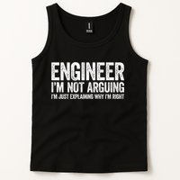 Engineer I'm Not Arguing Just Explaining Why I'm Right Premium Tank Top