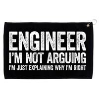 Engineer I'm Not Arguing Just Explaining Why I'm Right Premium Grommeted Golf Towel