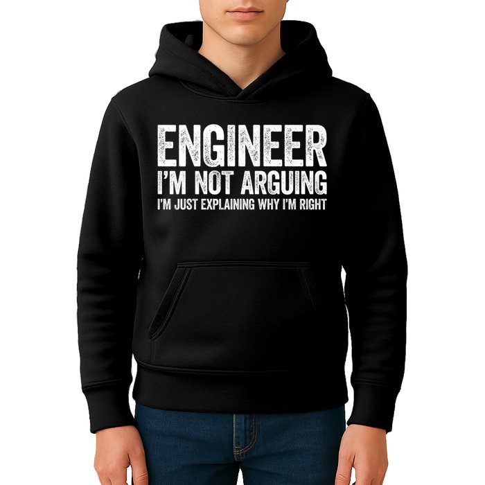 Engineer I'm Not Arguing Just Explaining Why I'm Right Premium Kids Hoodie