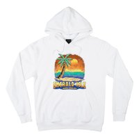 EMERALD ISLE NORTH CAROLINA Vintage Distressed Souvenir Hoodie