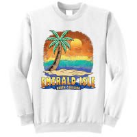 EMERALD ISLE NORTH CAROLINA Vintage Distressed Souvenir Sweatshirt