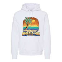 EMERALD ISLE NORTH CAROLINA Vintage Distressed Souvenir Premium Hoodie