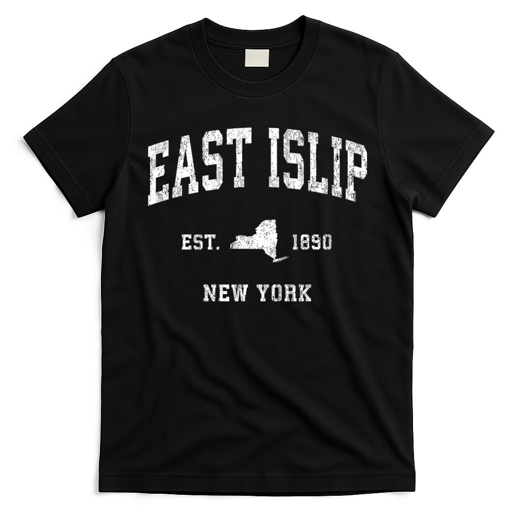 East Islip New York Ny Vintage Athletic Sports T-Shirt