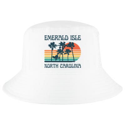 Emerald Isle North Carolina Beach Summer Vacation Vintage Cool Comfort Performance Bucket Hat