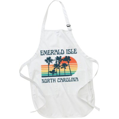 Emerald Isle North Carolina Beach Summer Vacation Vintage Apron