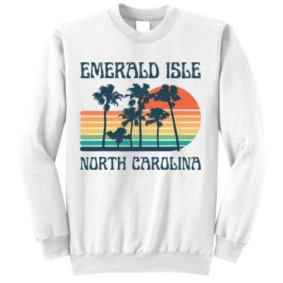 Emerald Isle North Carolina Beach Summer Vacation Vintage Sweatshirt