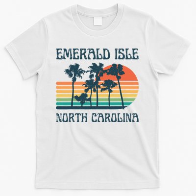 Emerald Isle North Carolina Beach Summer Vacation Vintage T-Shirt