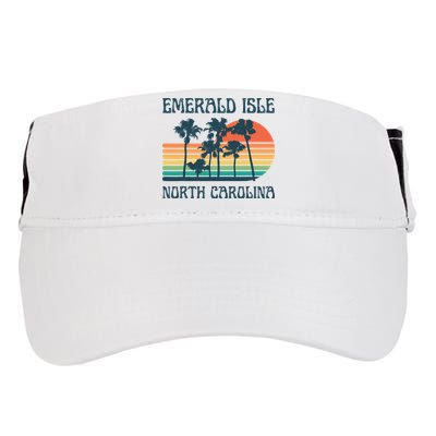 Emerald Isle North Carolina Beach Summer Vacation Vintage Adult Drive Performance Visor