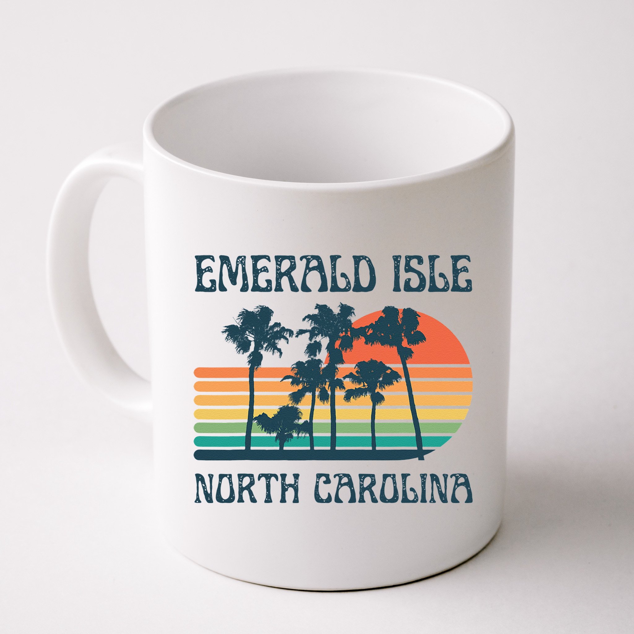 Emerald Isle North Carolina Beach Summer Vacation Vintage Mug