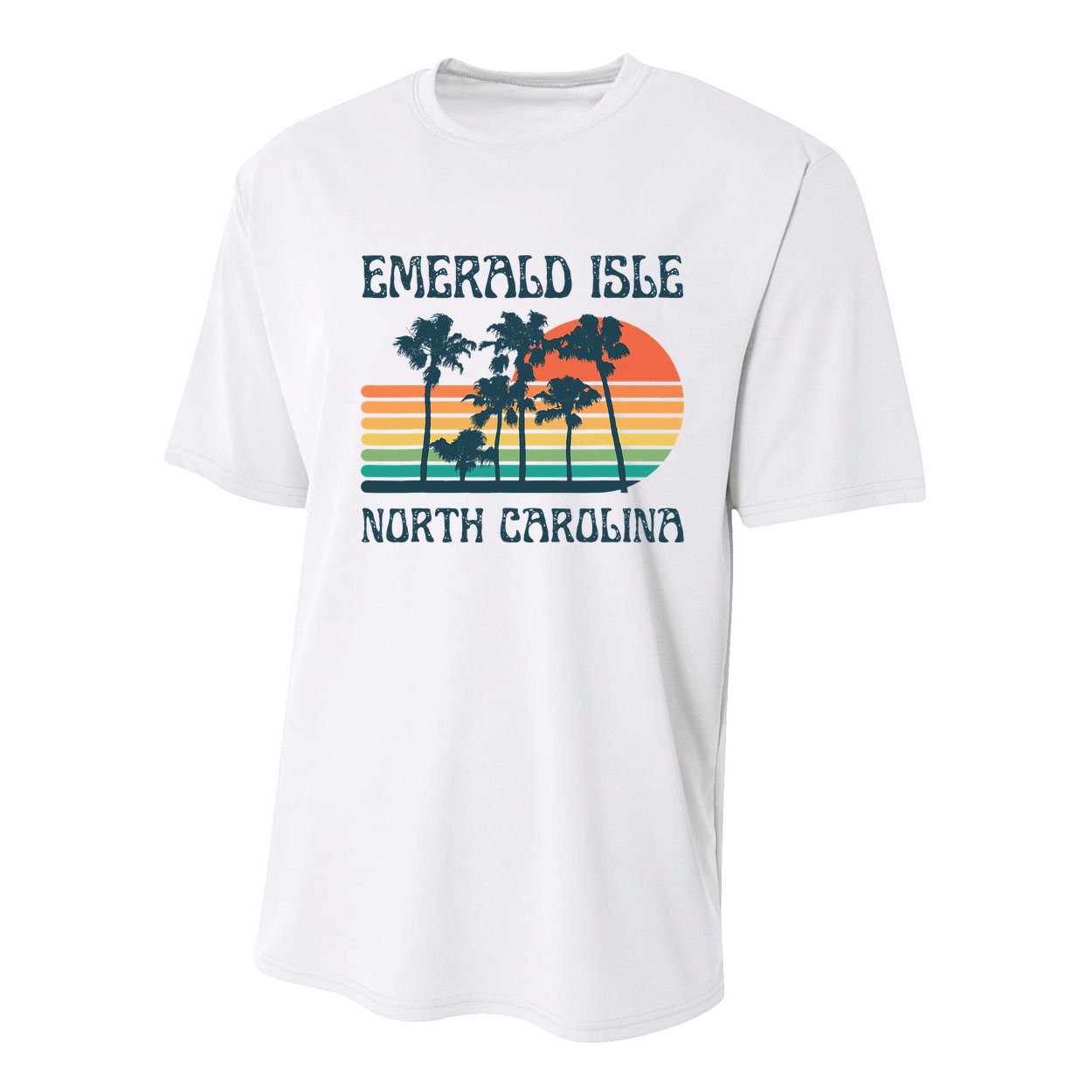 Emerald Isle North Carolina Beach Summer Vacation Vintage Youth Performance Sprint T-Shirt