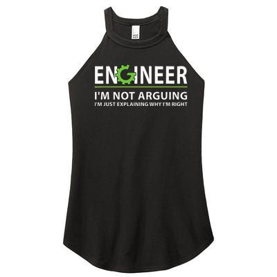 Engineer Im Not Arguing Funny Engineering Quote Engineers Women’s Perfect Tri Rocker Tank