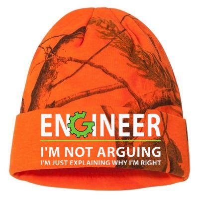 Engineer Im Not Arguing Funny Engineering Quote Engineers Kati Licensed 12" Camo Beanie