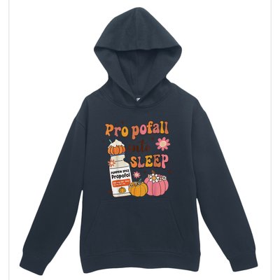 Er Icu Nurse Fall Halloween Propofall Into Sleep Pumpkin Urban Pullover Hoodie