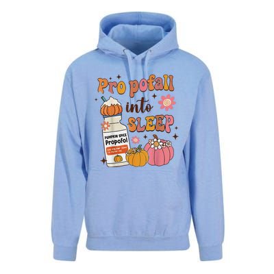 Er Icu Nurse Fall Halloween Propofall Into Sleep Pumpkin Unisex Surf Hoodie