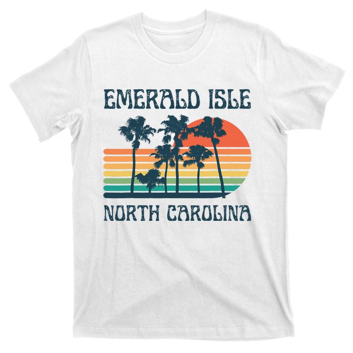 Emerald Isle North Carolina Beach Summer Vacation Vintage T-Shirt