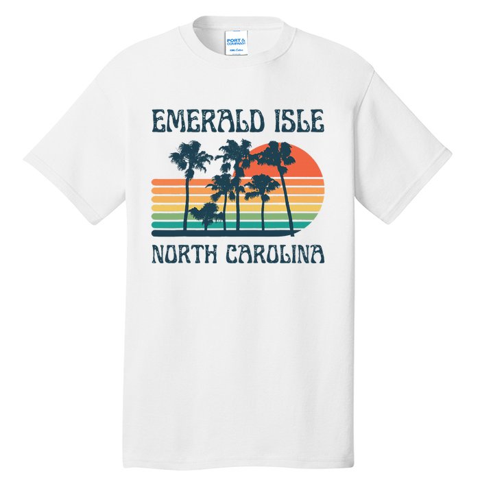 Emerald Isle North Carolina Beach Summer Vacation Vintage Tall T-Shirt