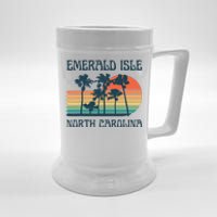 Emerald Isle North Carolina Beach Summer Vacation Vintage Beer Stein