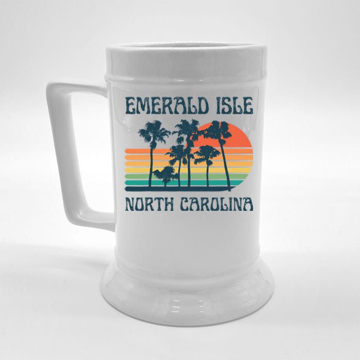 Emerald Isle North Carolina Beach Summer Vacation Vintage Beer Stein