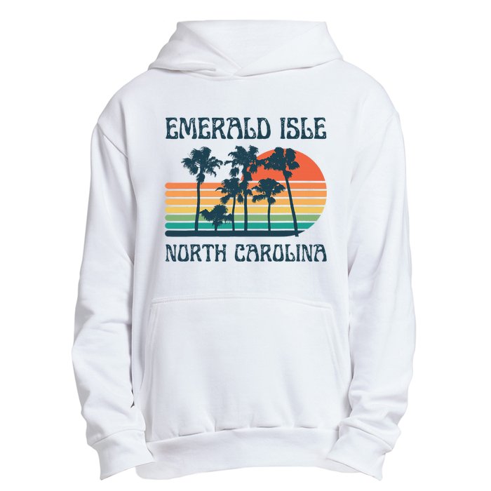 Emerald Isle North Carolina Beach Summer Vacation Vintage Urban Pullover Hoodie