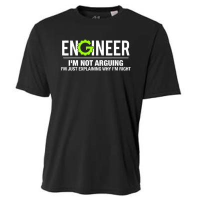 Engineer I'm Not Arguing Funny Engineering Cooling Performance Crew T-Shirt