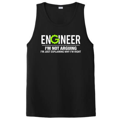 Engineer I'm Not Arguing Funny Engineering PosiCharge Competitor Tank