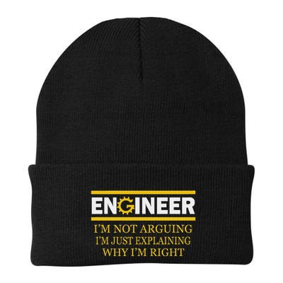 Engineer IM Not Arguing Funny Engineering Knit Cap Winter Beanie