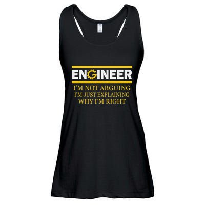 Engineer IM Not Arguing Funny Engineering Ladies Essential Flowy Tank