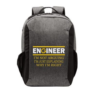 Engineer IM Not Arguing Funny Engineering Vector Backpack