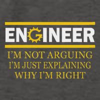 Engineer IM Not Arguing Funny Engineering Vector Backpack