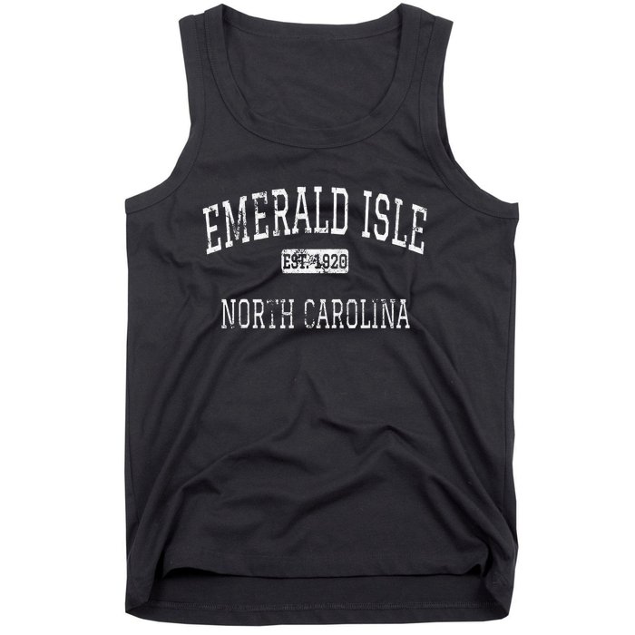 Emerald Isle North Carolina Nc Vintage Tank Top