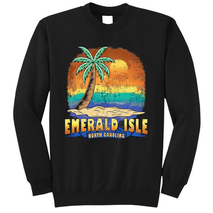 EMERALD ISLE NORTH CAROLINA Vintage Distressed Souvenir Sweatshirt