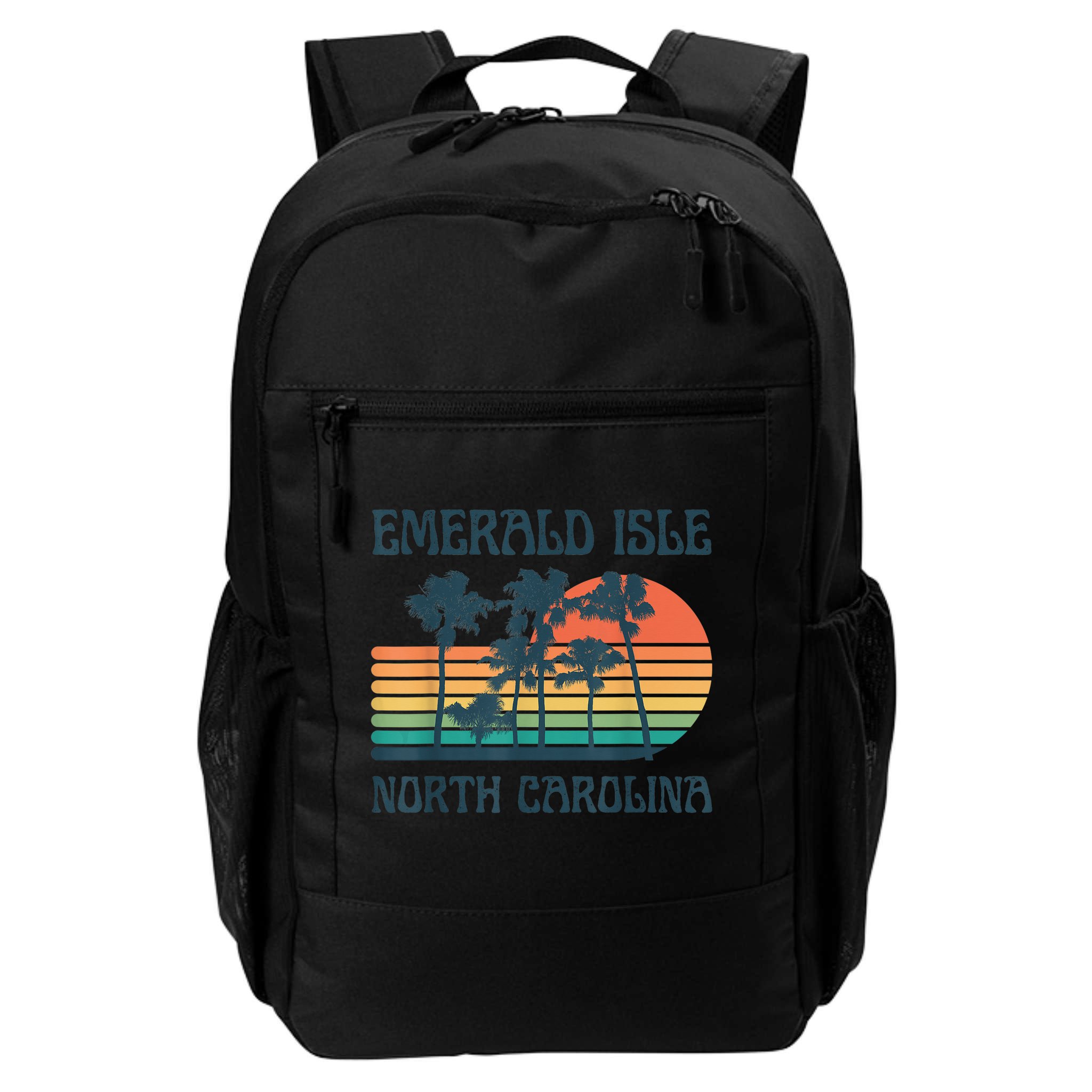 Emerald Isle North Carolina Beach Summer Vacation Vintage Backpack
