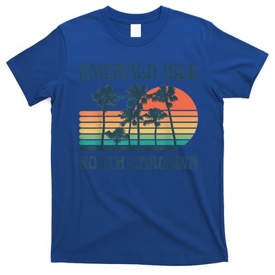 Emerald Isle North Carolina Beach Summer Vacation Vintage T-Shirt