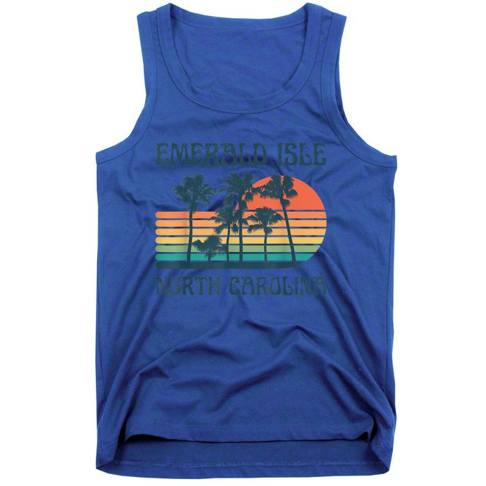 Emerald Isle North Carolina Beach Summer Vacation Vintage Tank Top