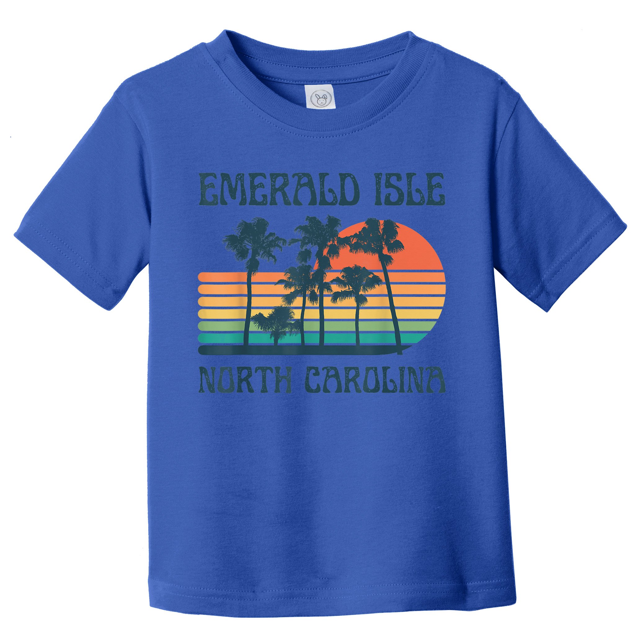 Emerald Isle North Carolina Beach Summer Vacation Vintage Toddler T-Shirt