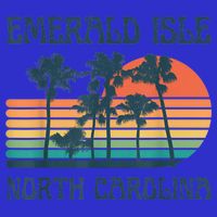 Emerald Isle North Carolina Beach Summer Vacation Vintage Kids T-Shirt