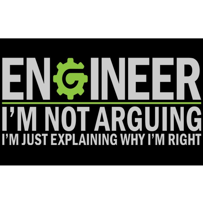 Engineer I'm Not Arguing Funny Engineering Quote Engineers Bumper Sticker