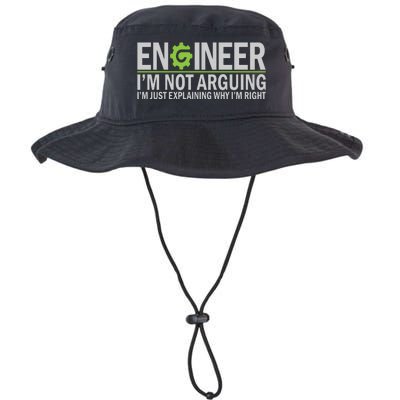 Engineer I'm Not Arguing Funny Engineering Quote Engineers Legacy Cool Fit Booney Bucket Hat