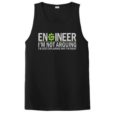 Engineer I'm Not Arguing Funny Engineering Quote Engineers PosiCharge Competitor Tank