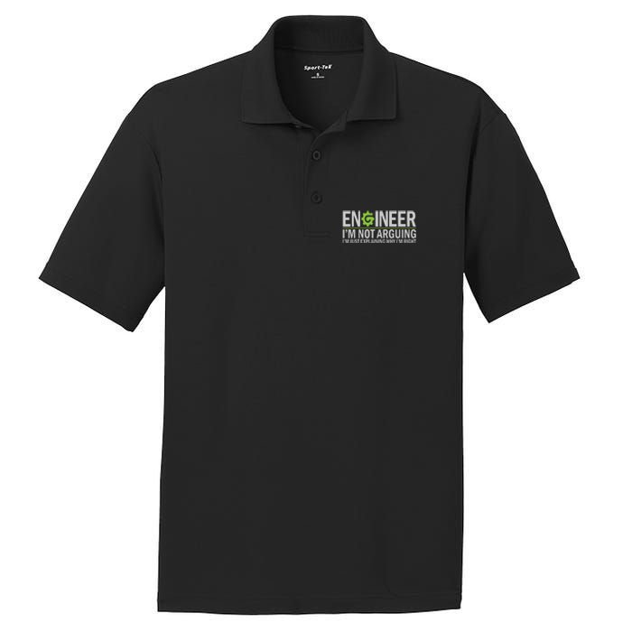 Engineer I'm Not Arguing Funny Engineering Quote Engineers PosiCharge RacerMesh Polo