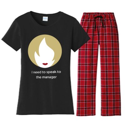 Emotionalclub I Need To Speak To The Manager Women's Flannel Pajama Set